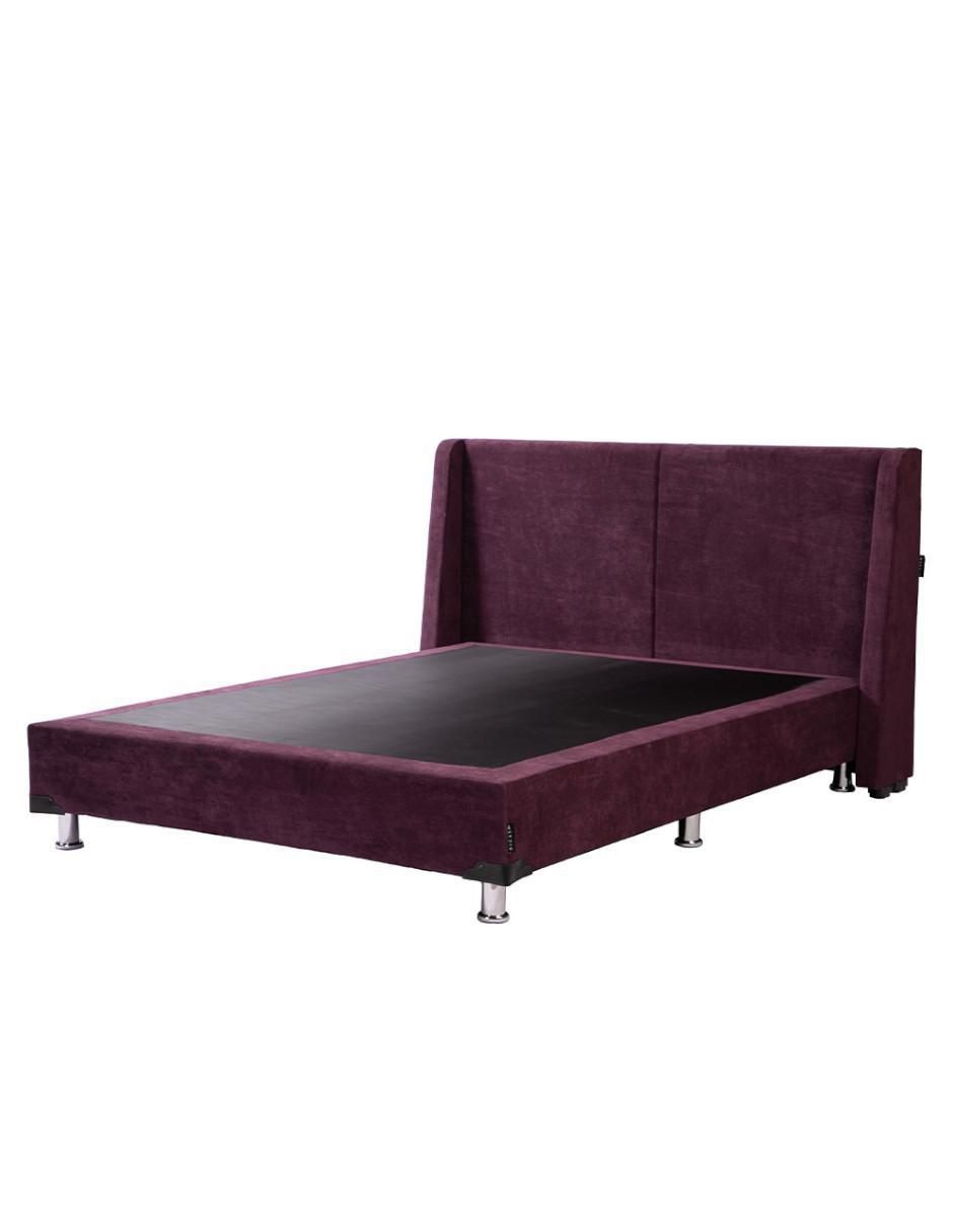 Cama Milan Velvet de madera pino 3
