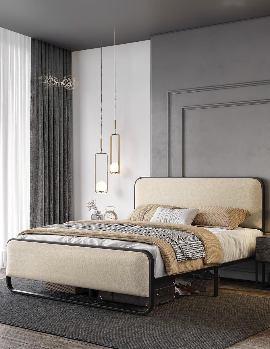 Base para cama de metal