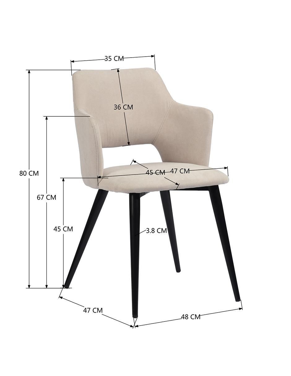 Silla 2 piezas Akanji de tela 6