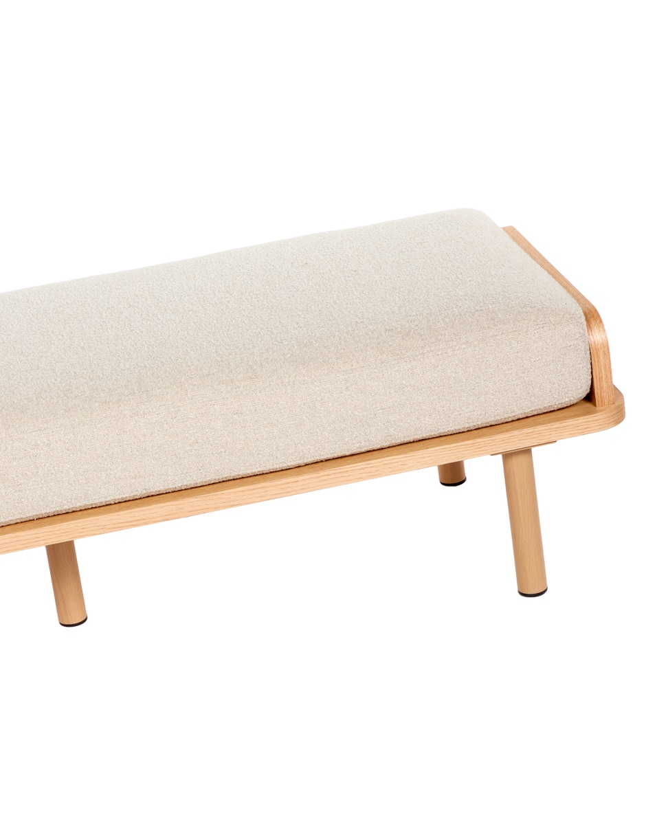 Pie de cama Tahore de madera 6