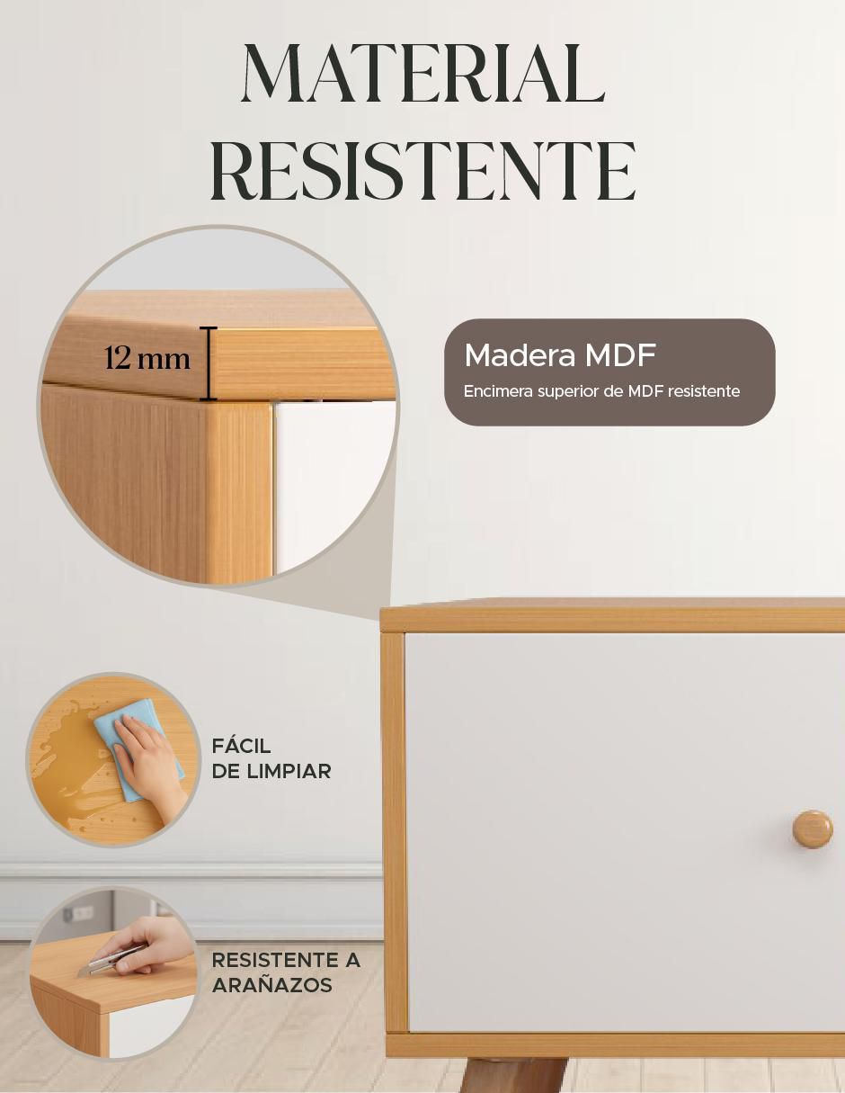Mueble de TV armable de MDF 2