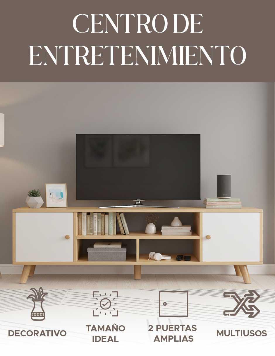 Mueble de TV armable de MDF 11
