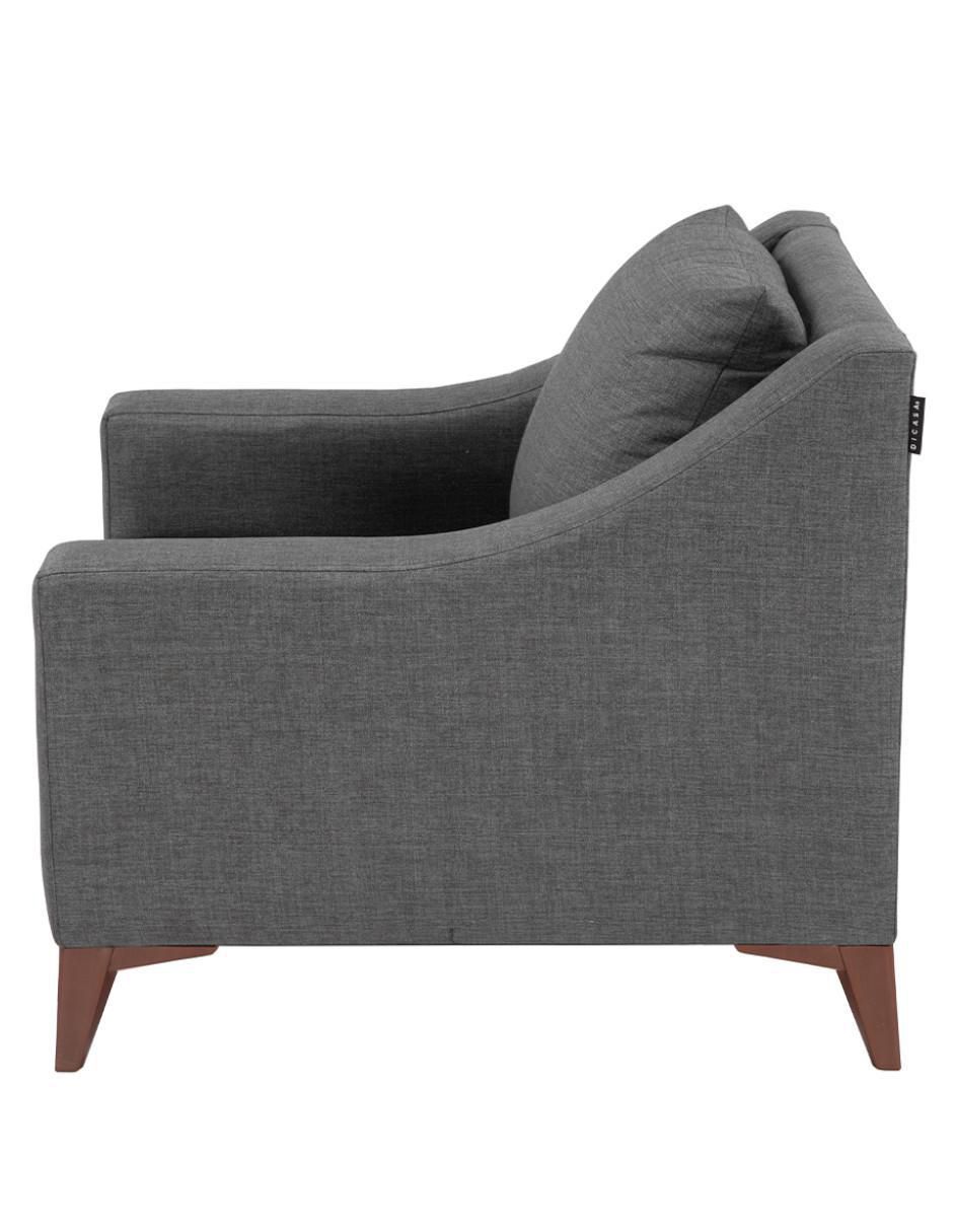 Sillón Dicasa Lanson estilo contemporáneo de madera pino