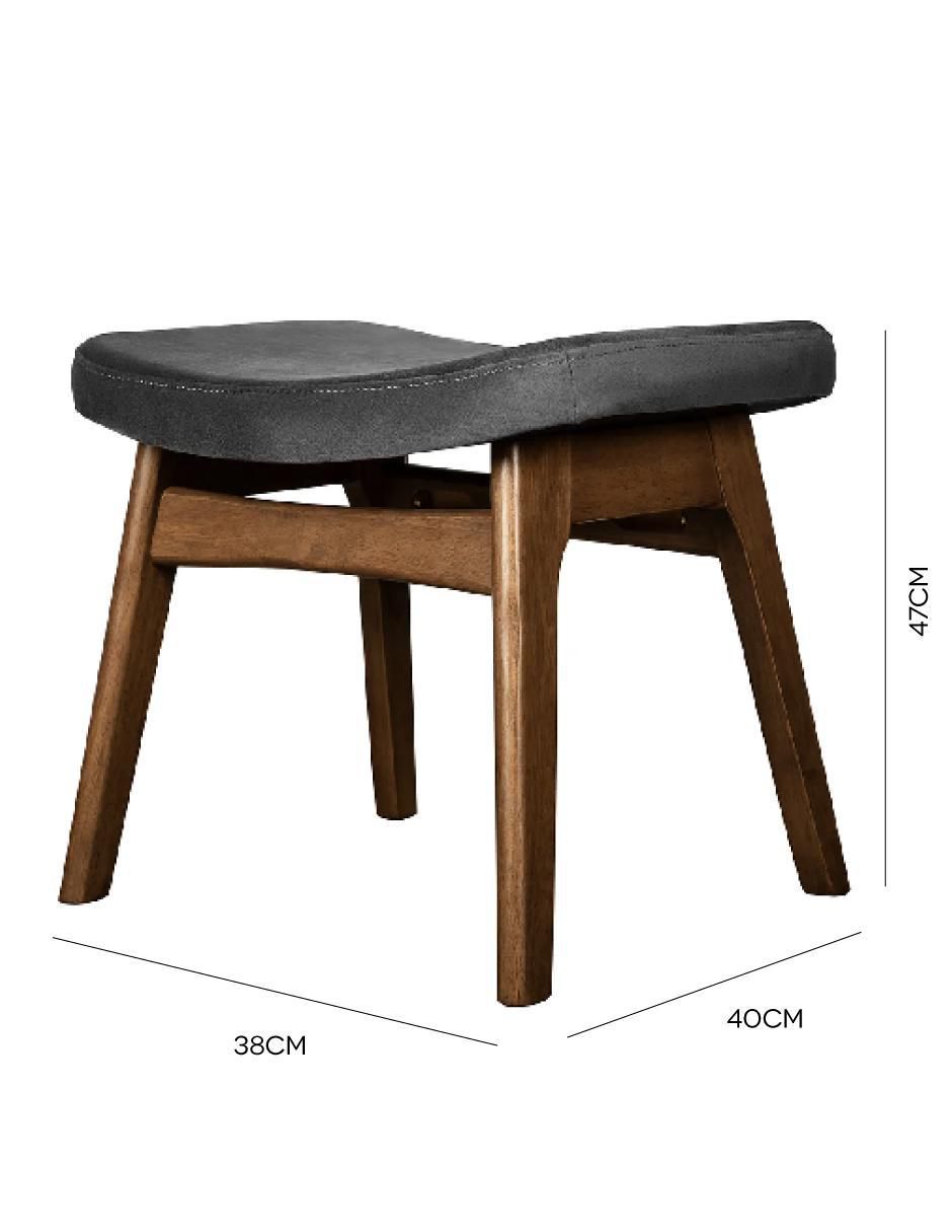 Taburete Small Spaces de madera