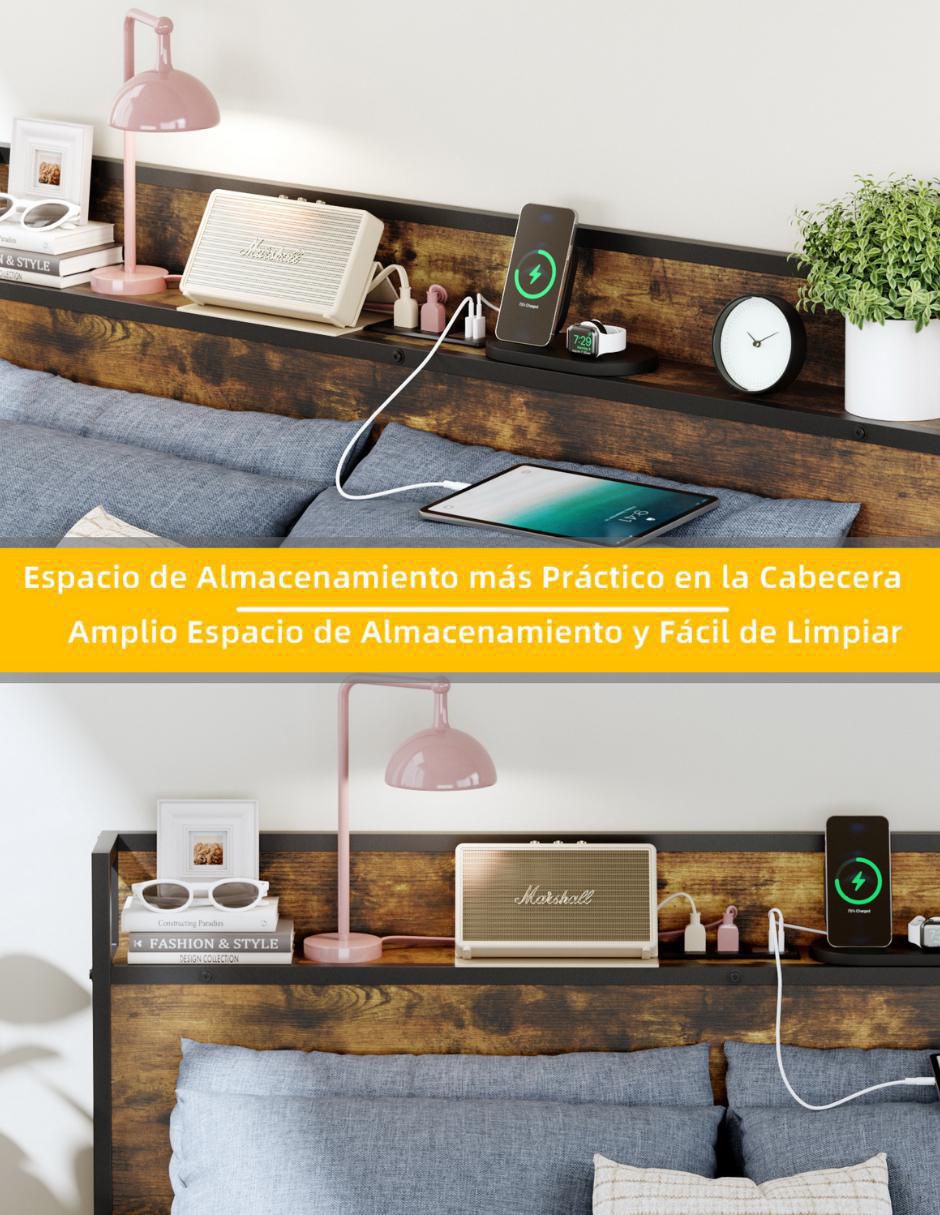 Cama Nami Double de metal 5