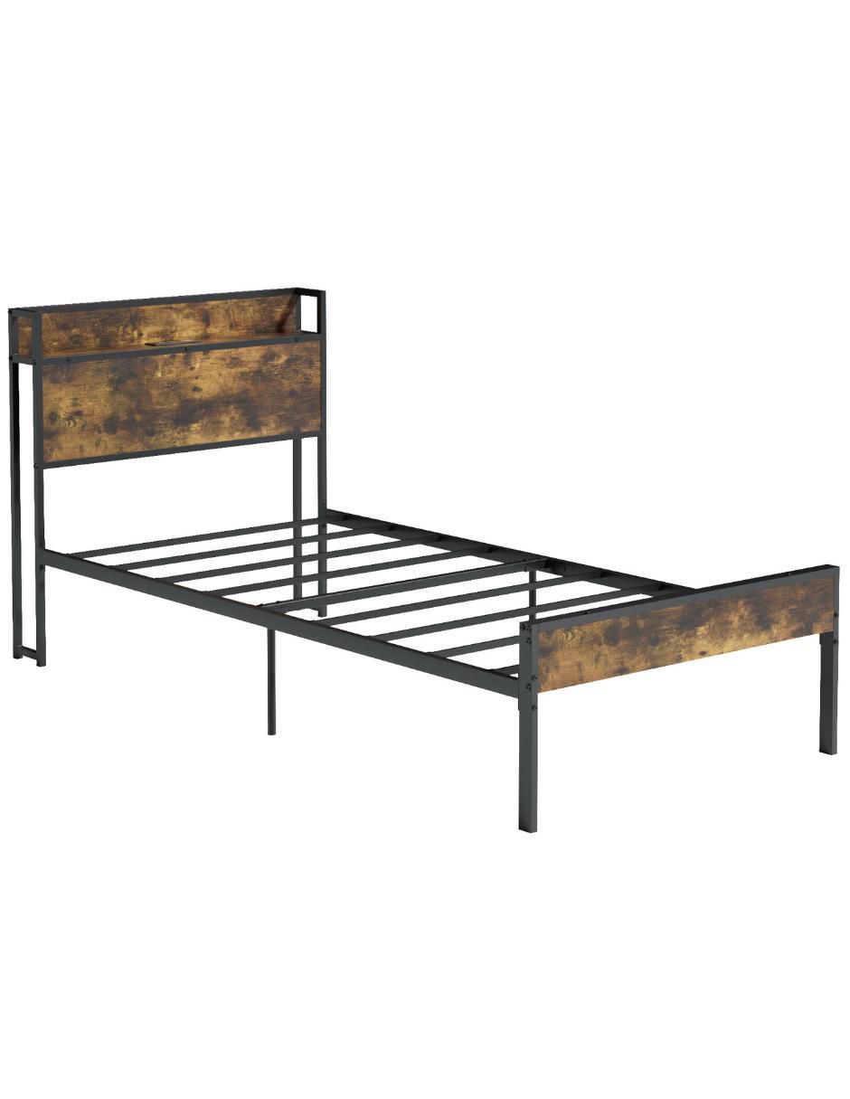 Cama Nami Twin de metal individual Cama Nami Twin de metal individual