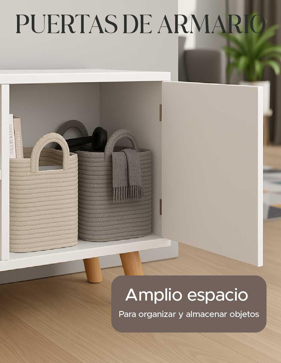 Mueble de TV armable de MDF 8