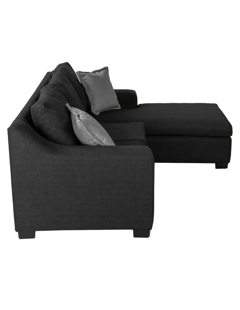 Chaise lounge Lyra de tela 5