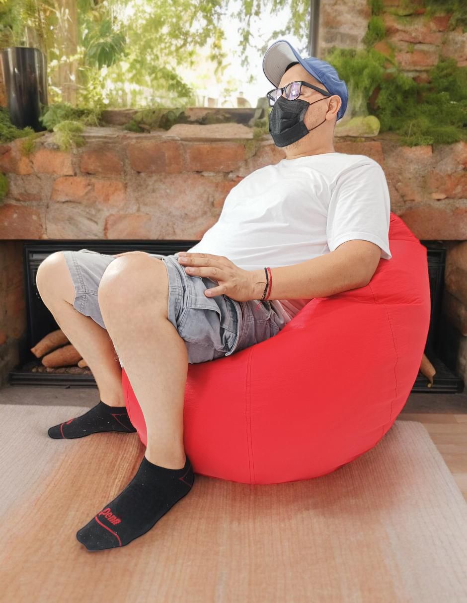 "sillón puff" lunics oval mediano