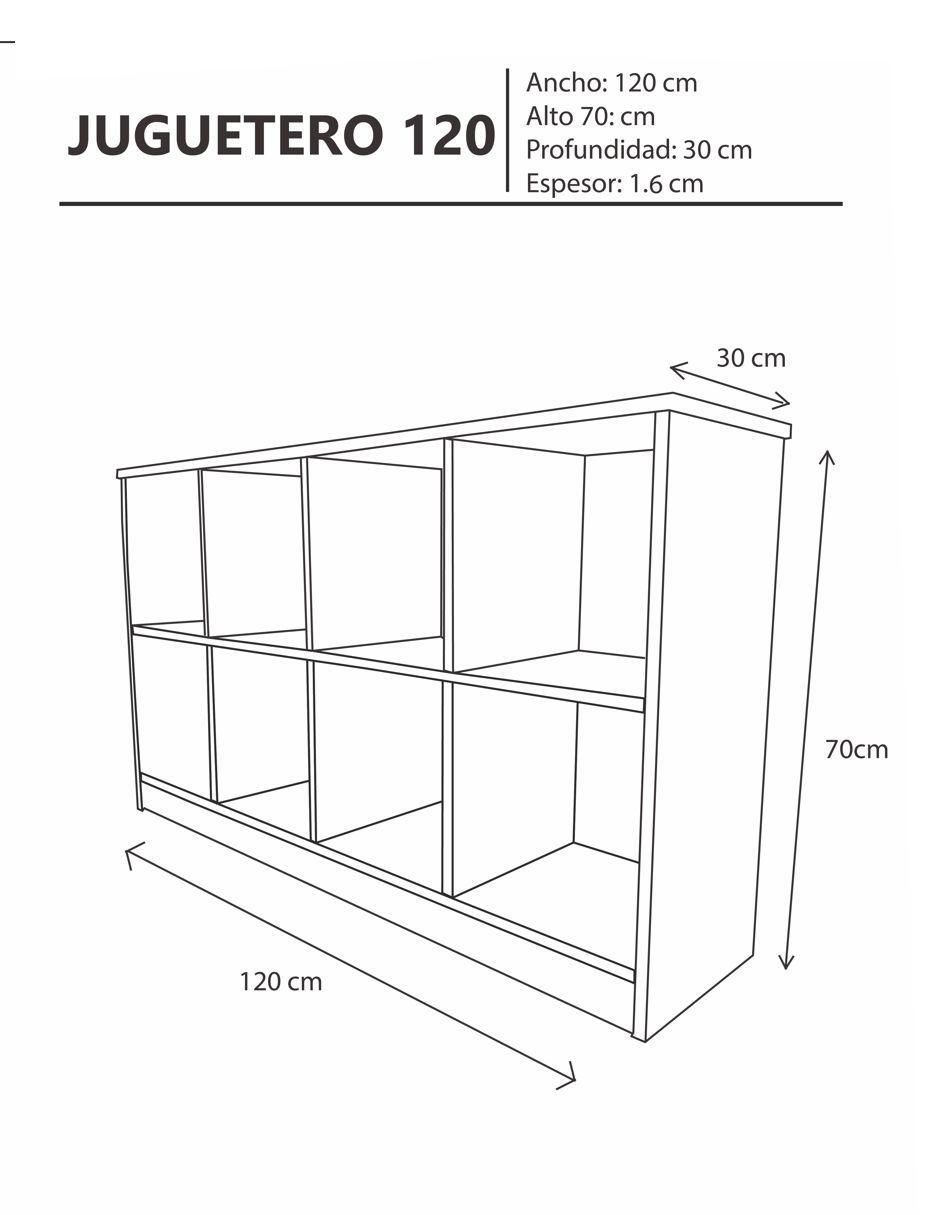 Librero Albany de MDF 5