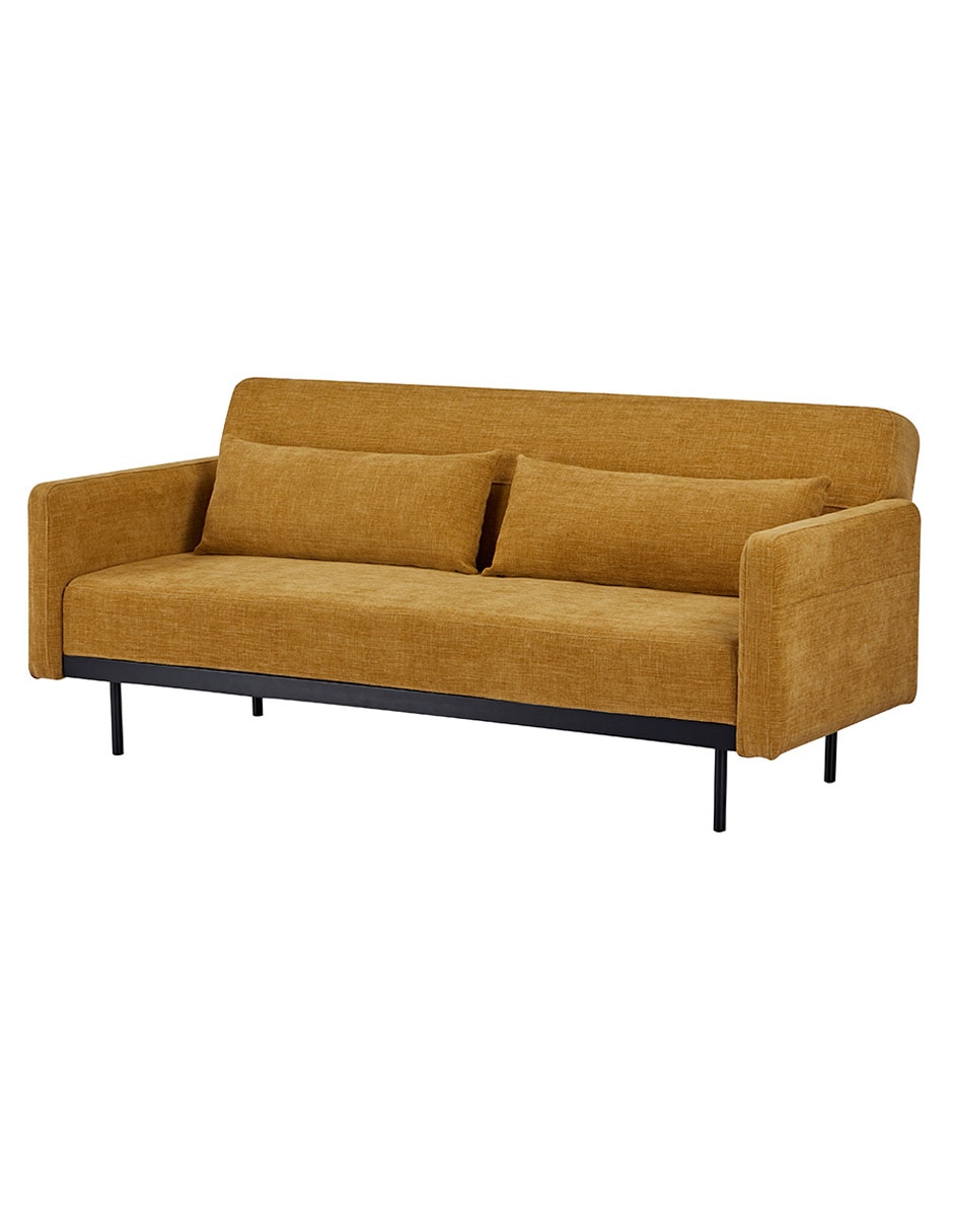 SOFÁ CAMA MEADOW CE POLIÉSTE, AMARILLO