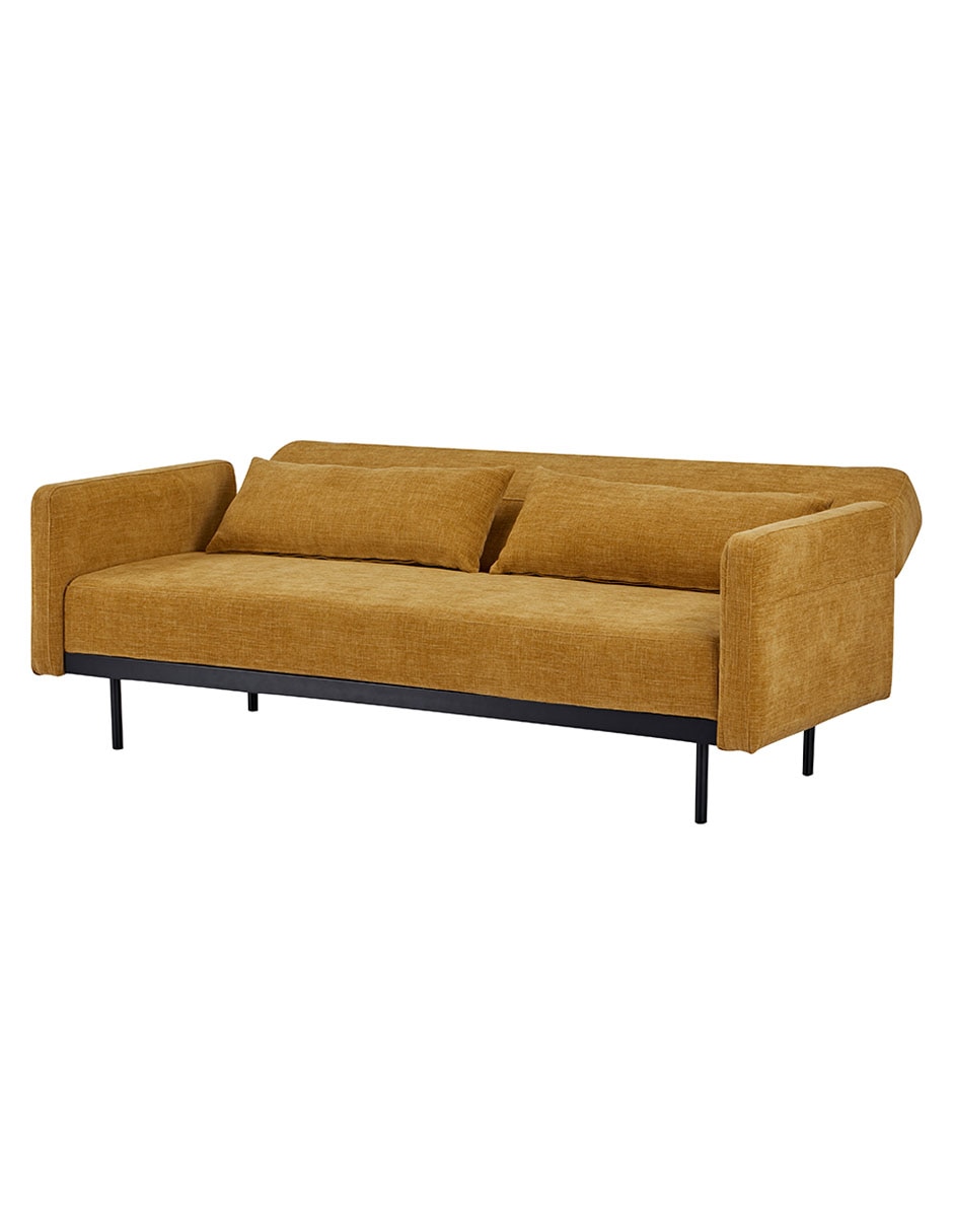 SOFÁ CAMA MEADOW CE POLIÉSTE, AMARILLO