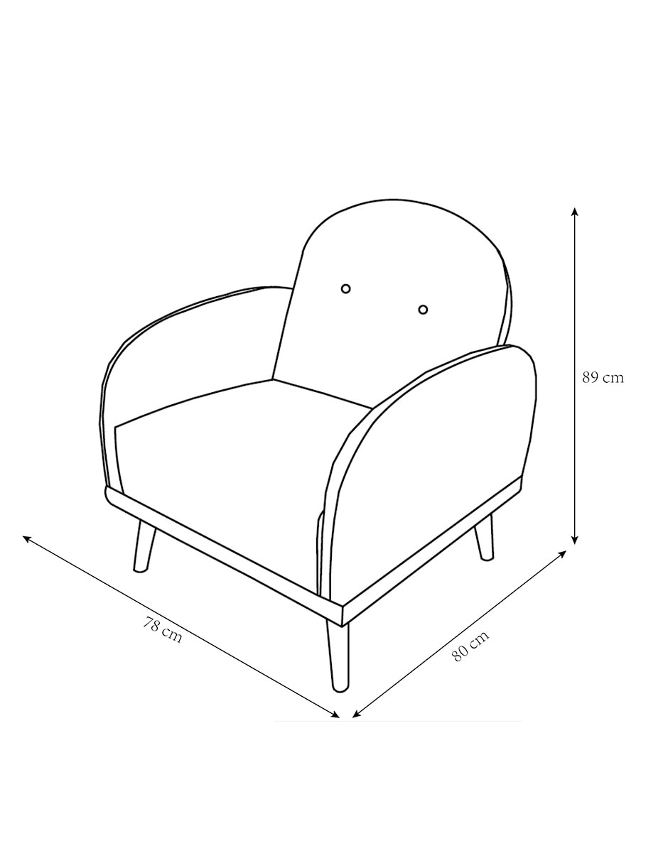 Sillón Topacio Re 6