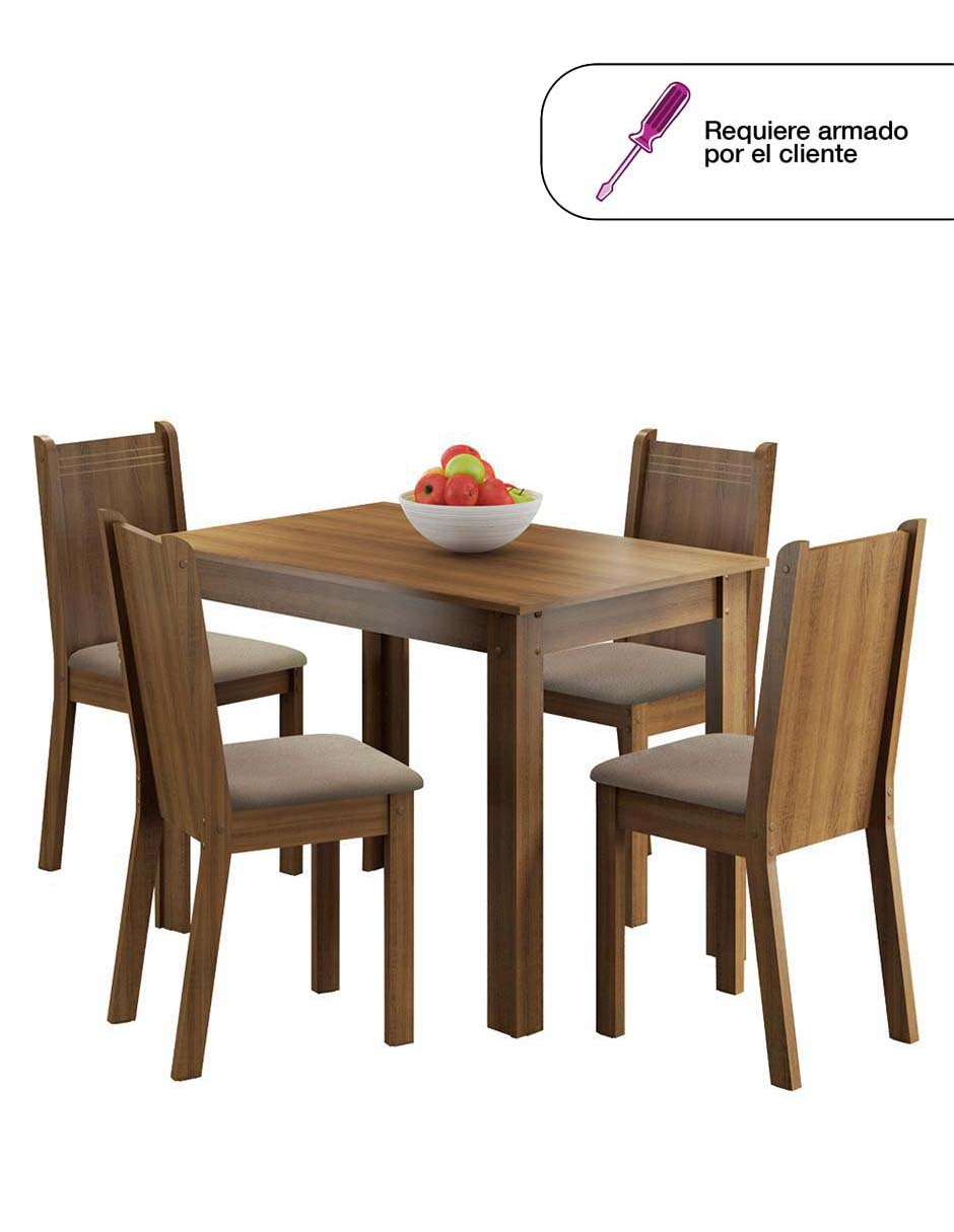 Comedor Rute para 4 personas de MDP 4
