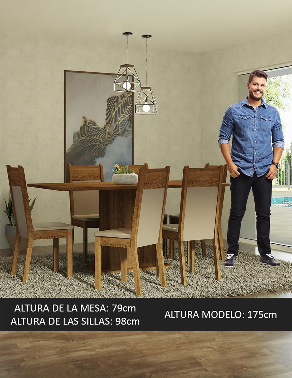 Comedor Lousiana para 6 personas 12
