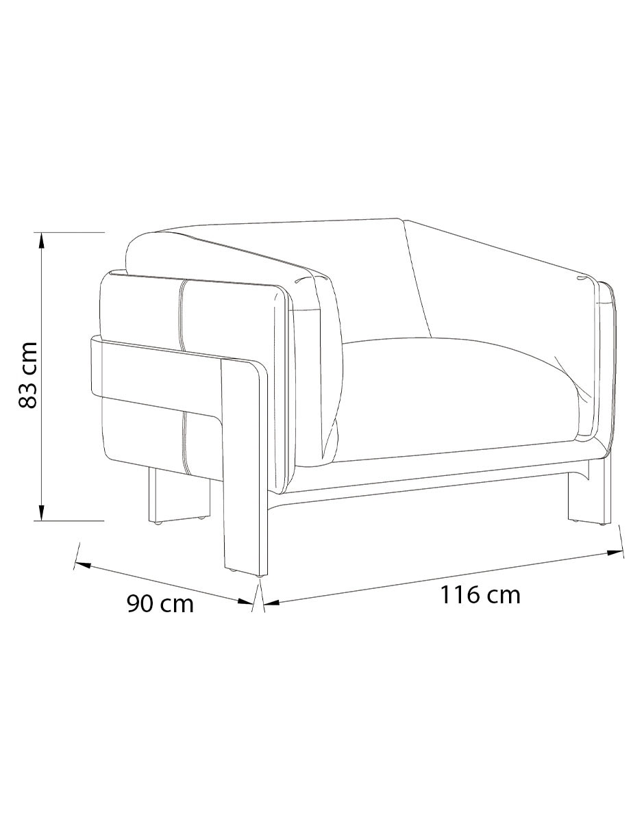 Sillón Ionia de piel 6