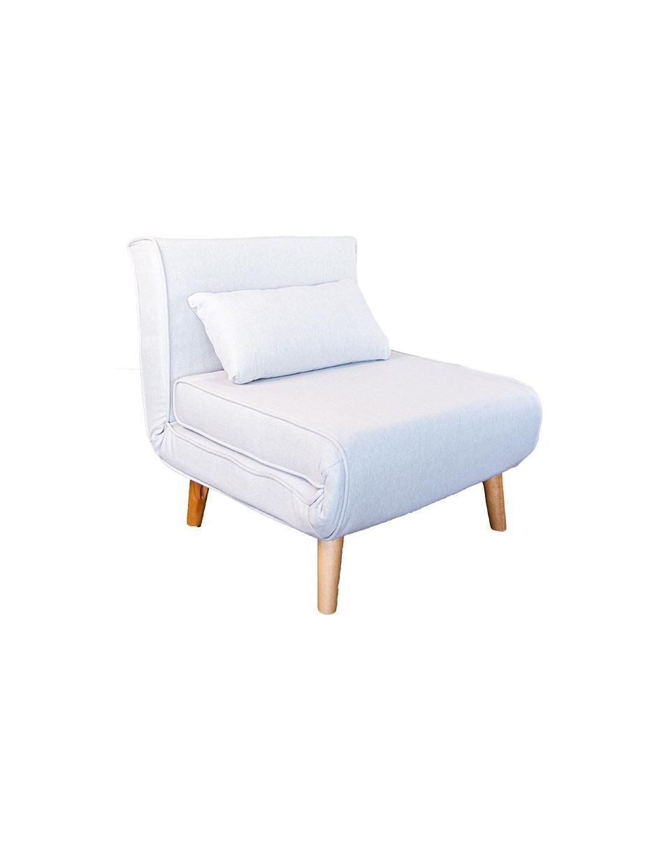 Sofá cama armable de lino