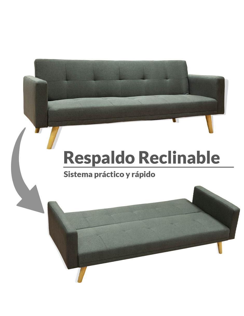 Sofá cama de lino 4