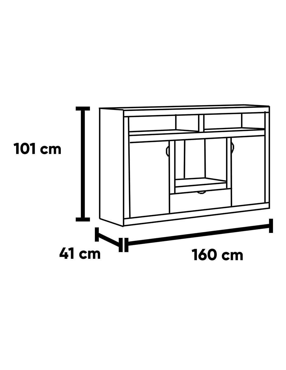 Mueble de tv Denver de MDF 5