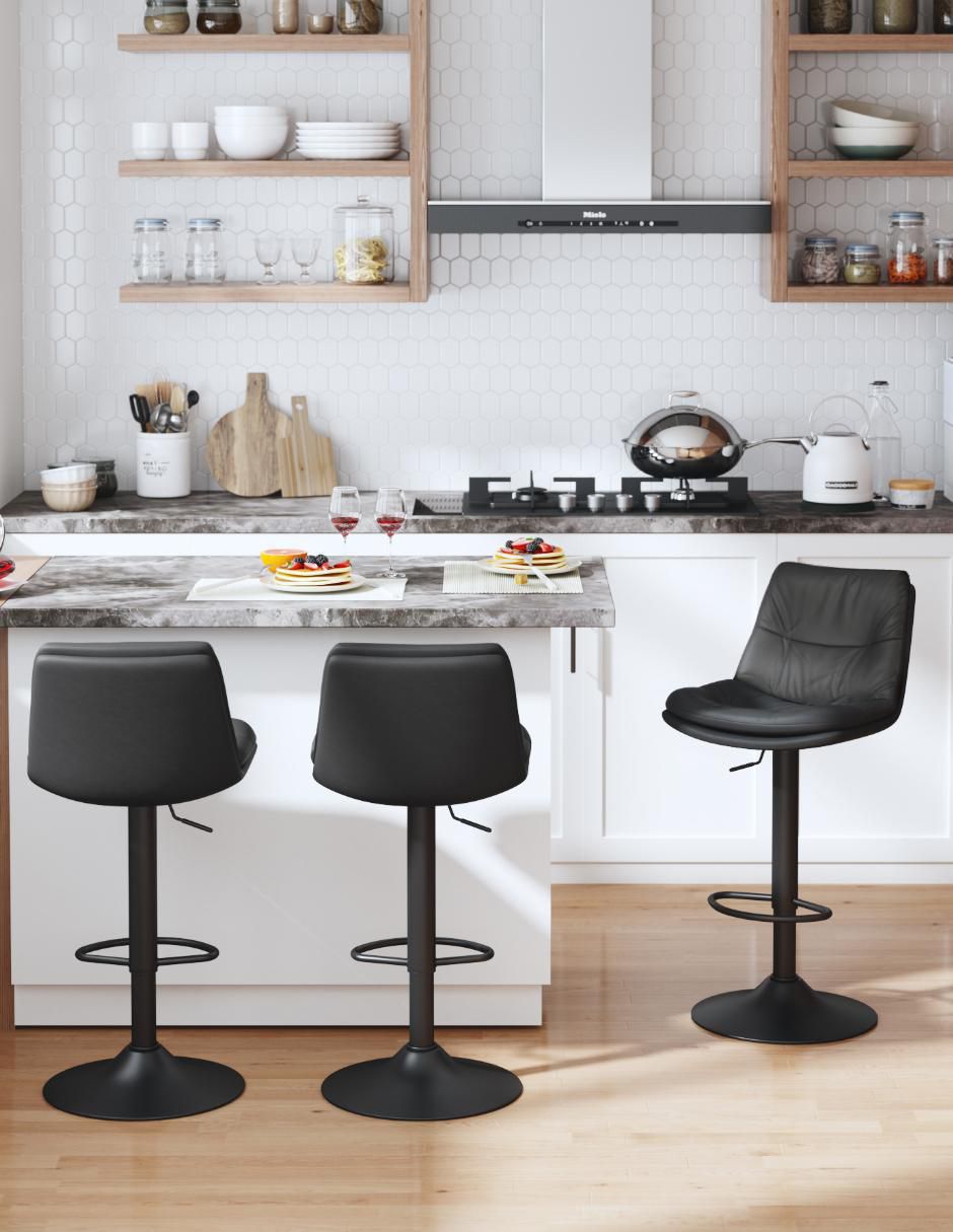 Banco Hober Pu Black 2