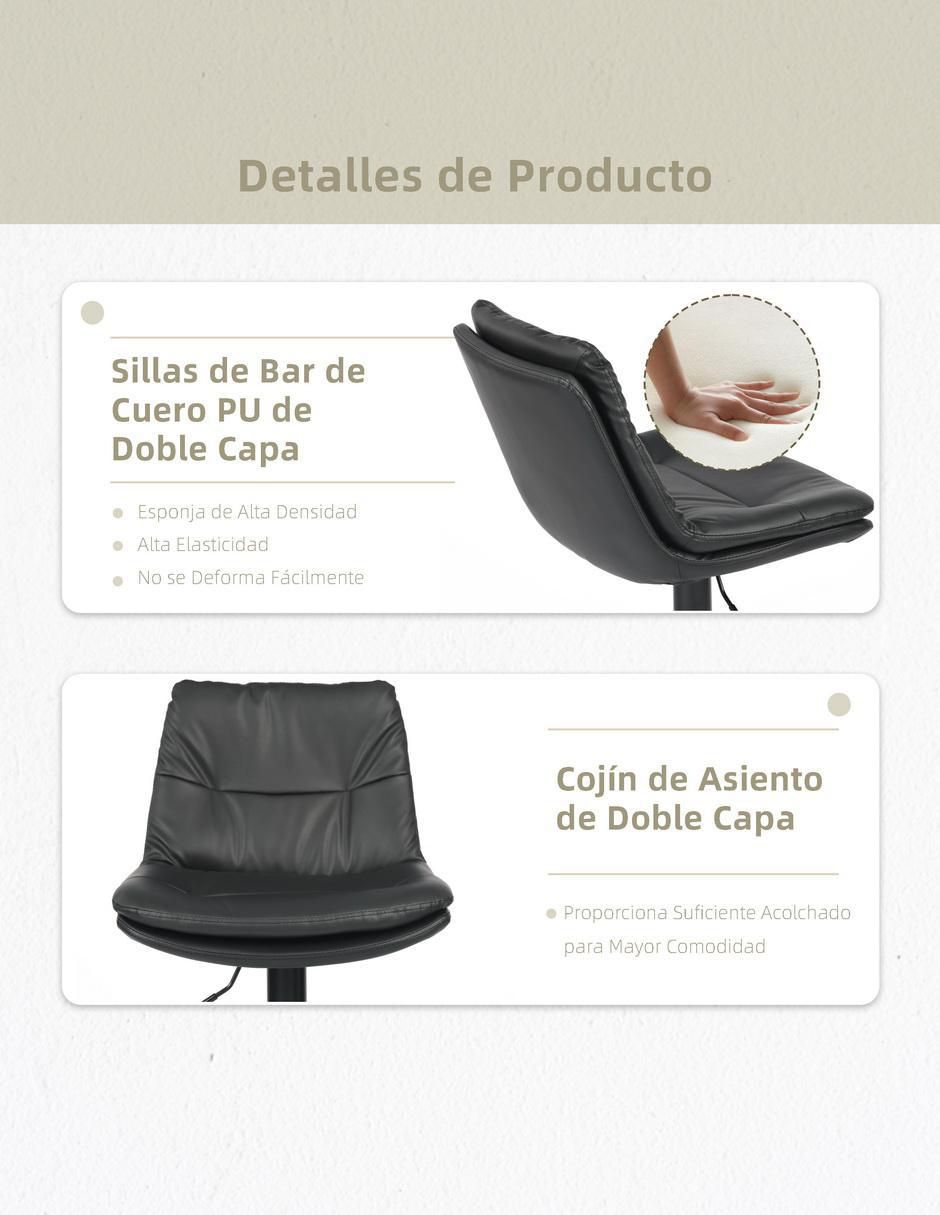 Banco Hober Pu Black 5