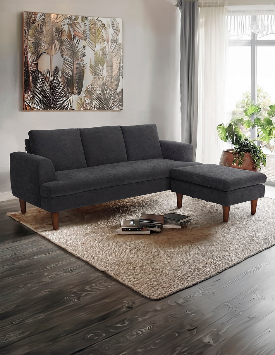 SOFÁ CAMA SOFA CAMA MERLO, GRIS OXFORD