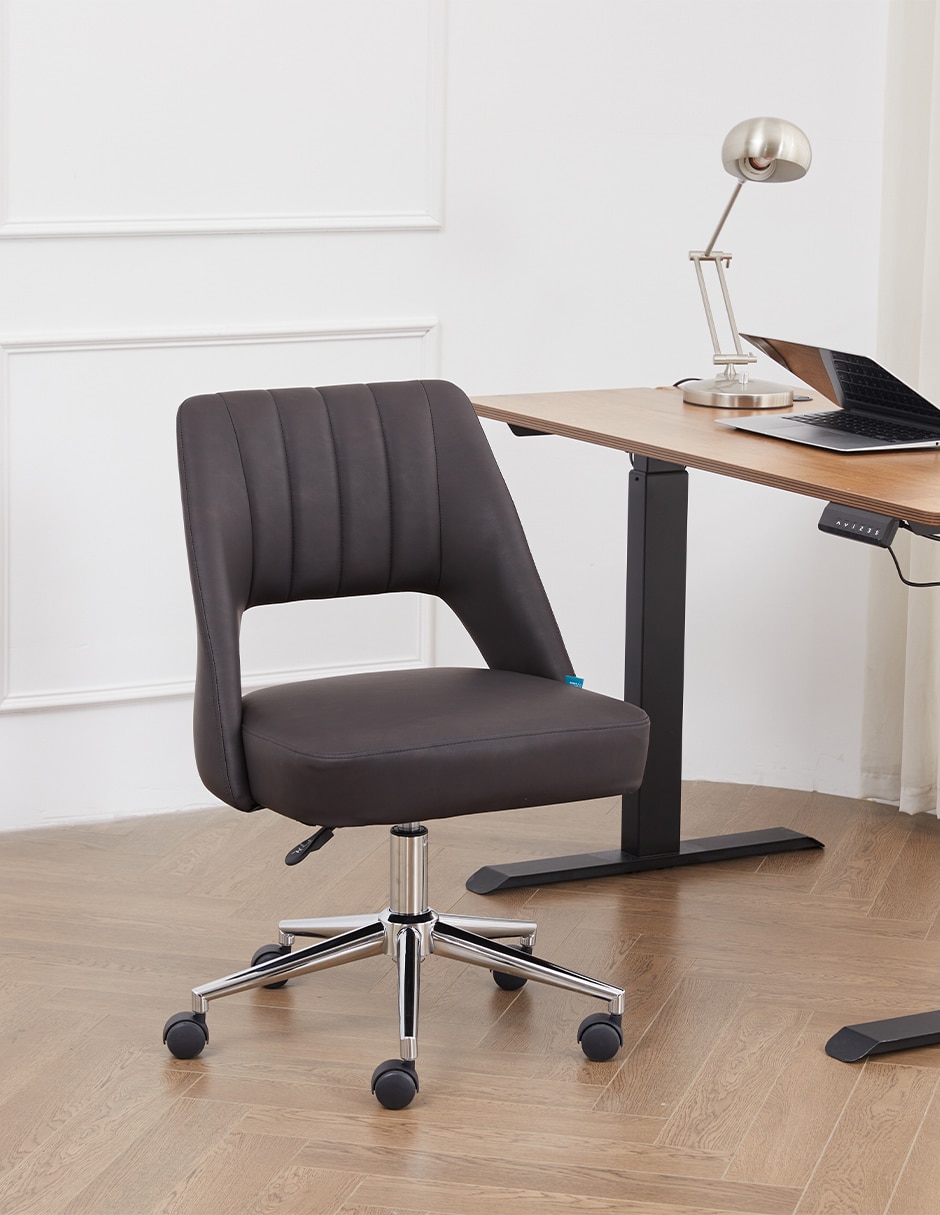 SILLA DE ESCRITORIO LAUDA RE VI, NEGRO