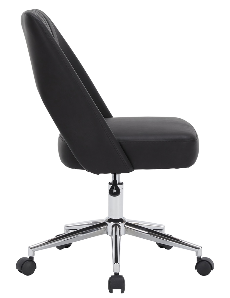 SILLA DE ESCRITORIO LAUDA RE VI, NEGRO