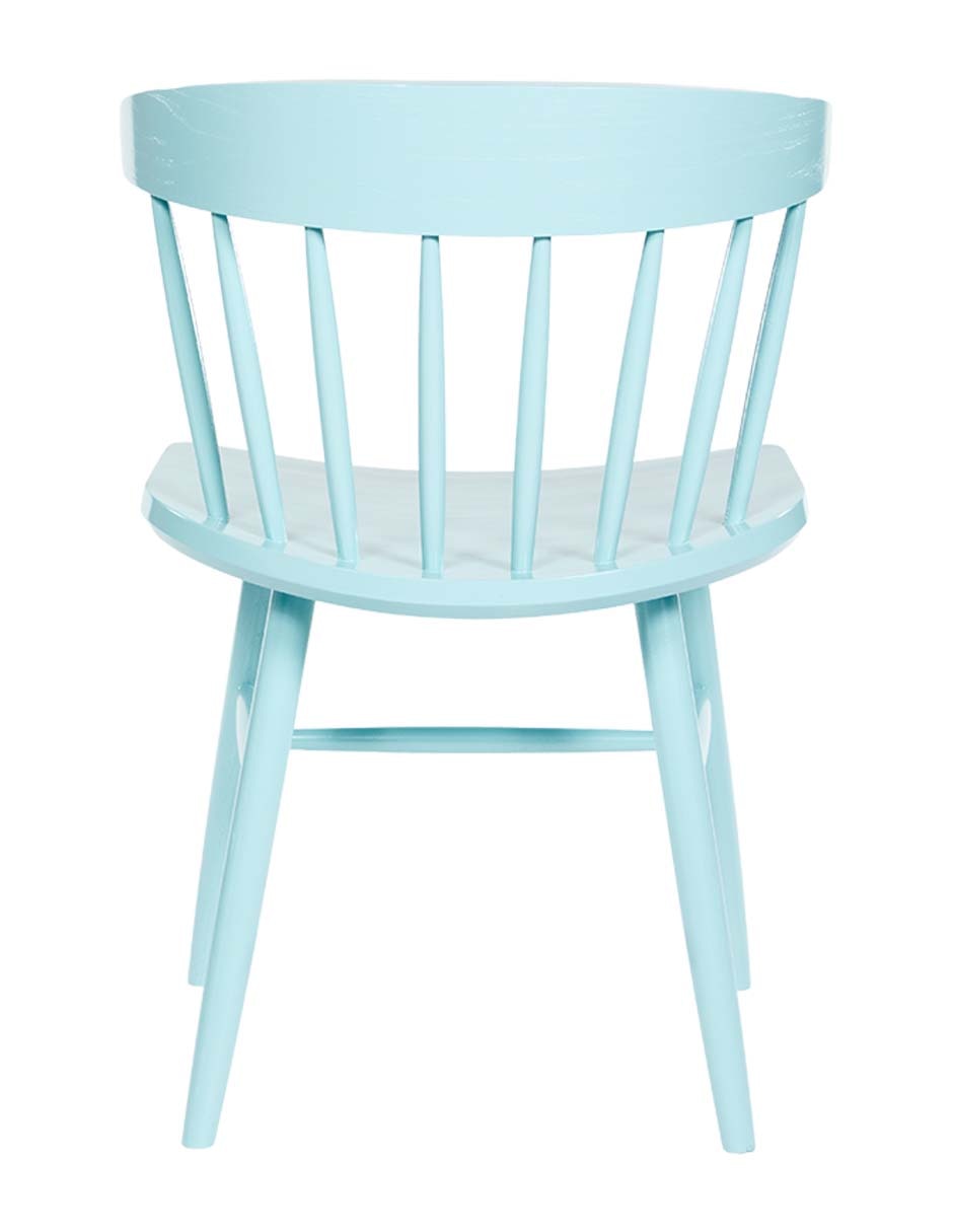 SILLA ALBI RE MADERA, AZUL CLARO