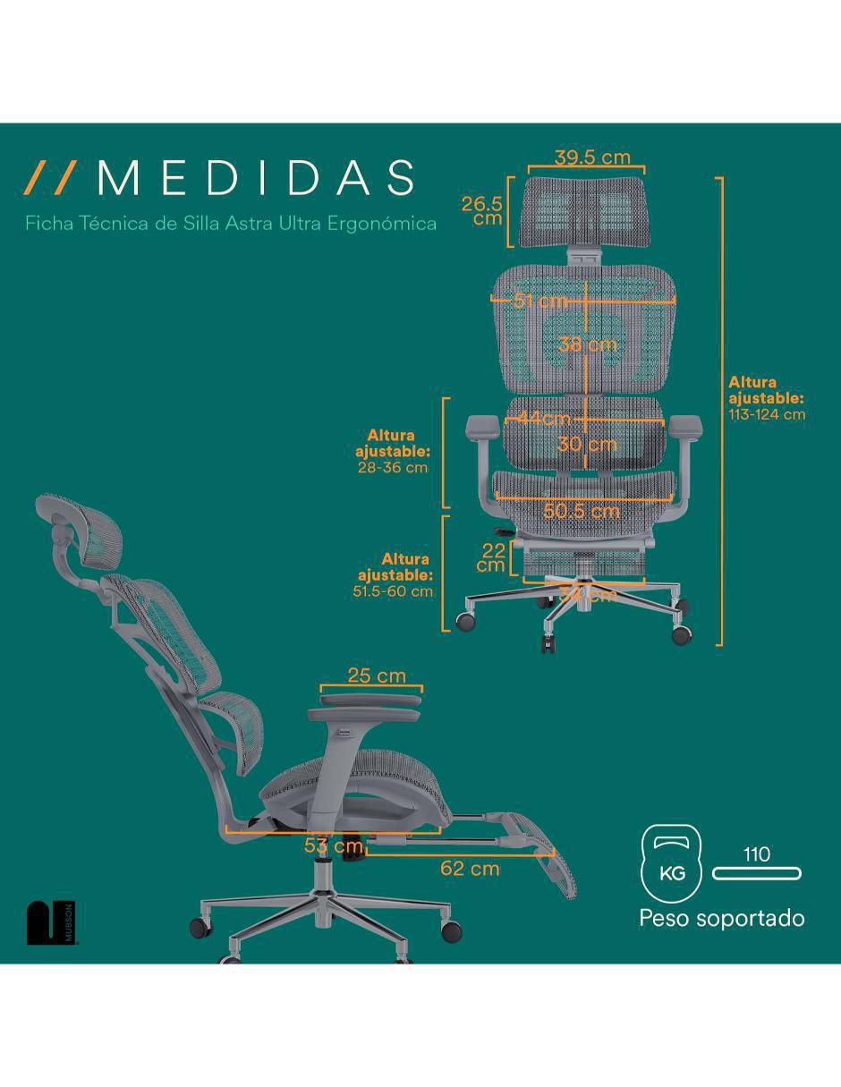 Silla escritorio mubson sin familia o colección