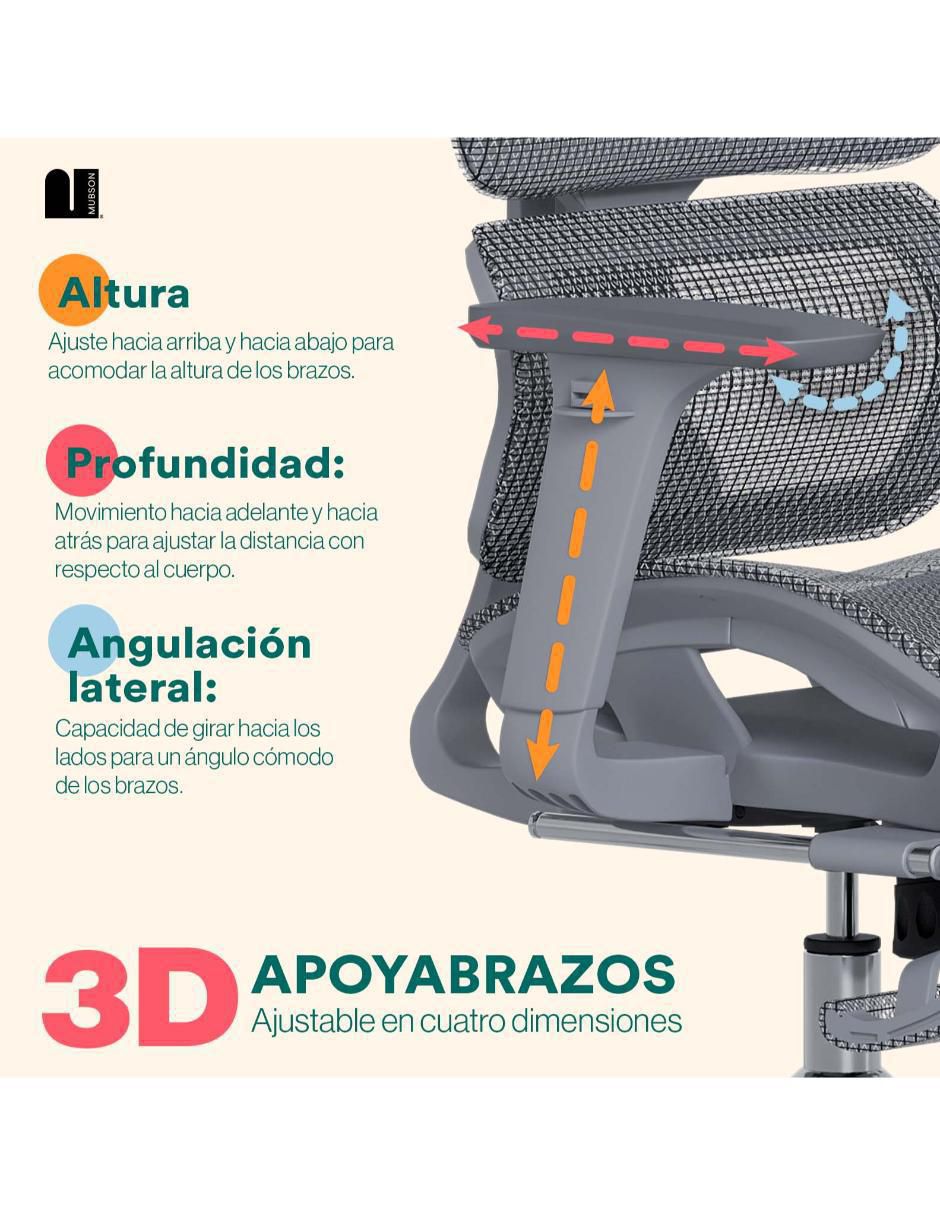 Silla escritorio mubson sin familia o colección
