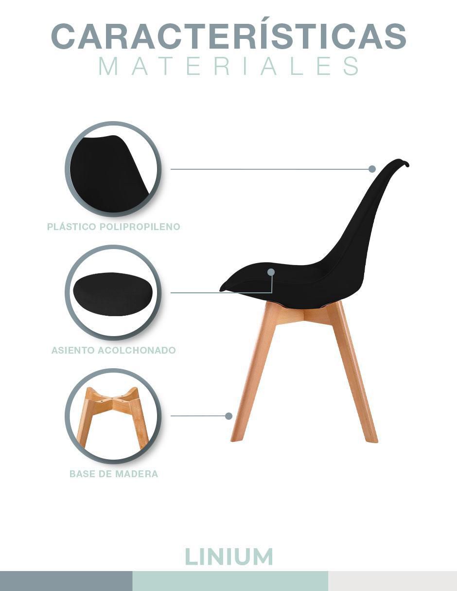 Silla Linium Tulip de madera