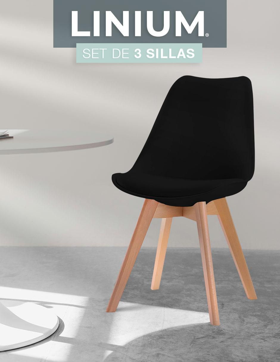 Juego de sillas 3 piezas Linium Tulip
