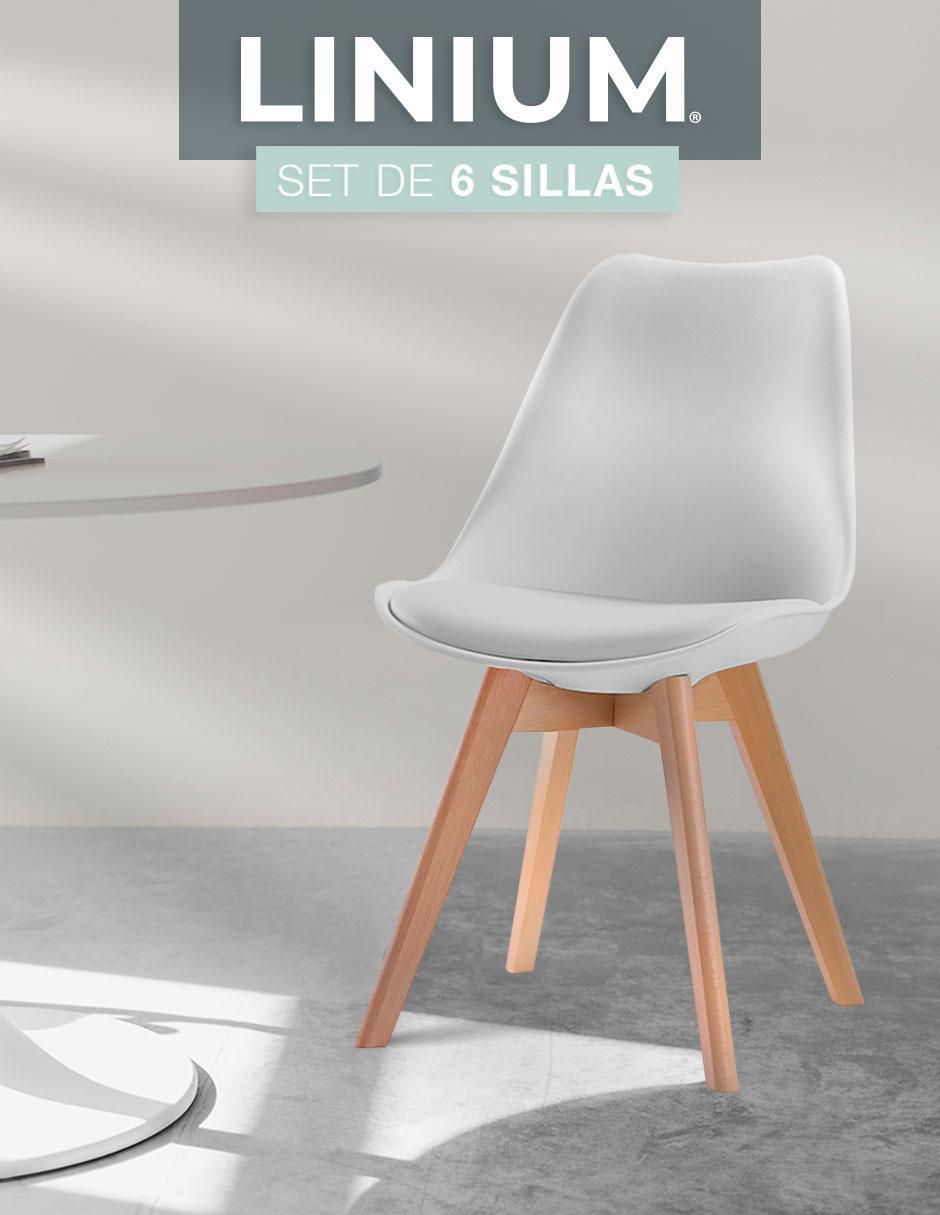 Juego de sillas 6 piezas TULIP 6