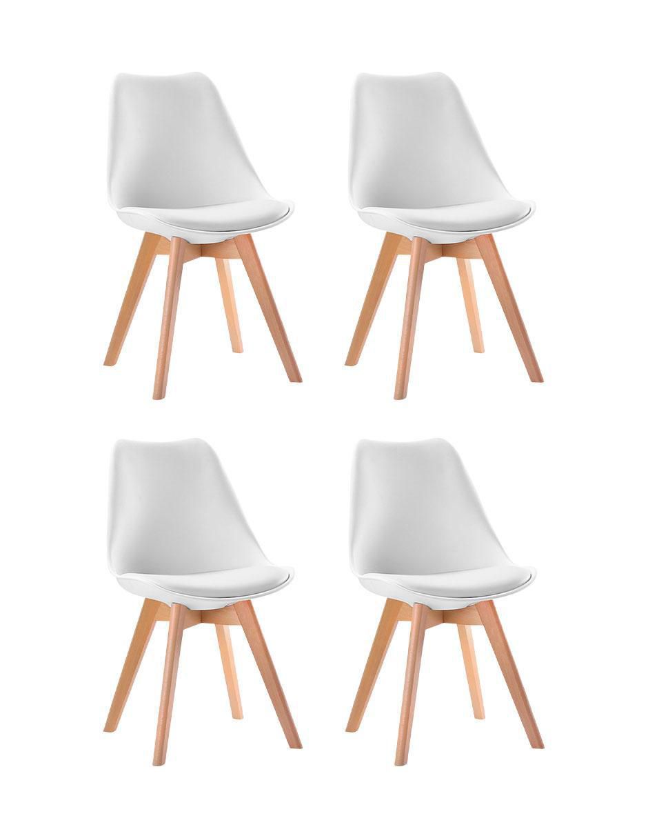 Juego de sillas 4 piezas TULIP