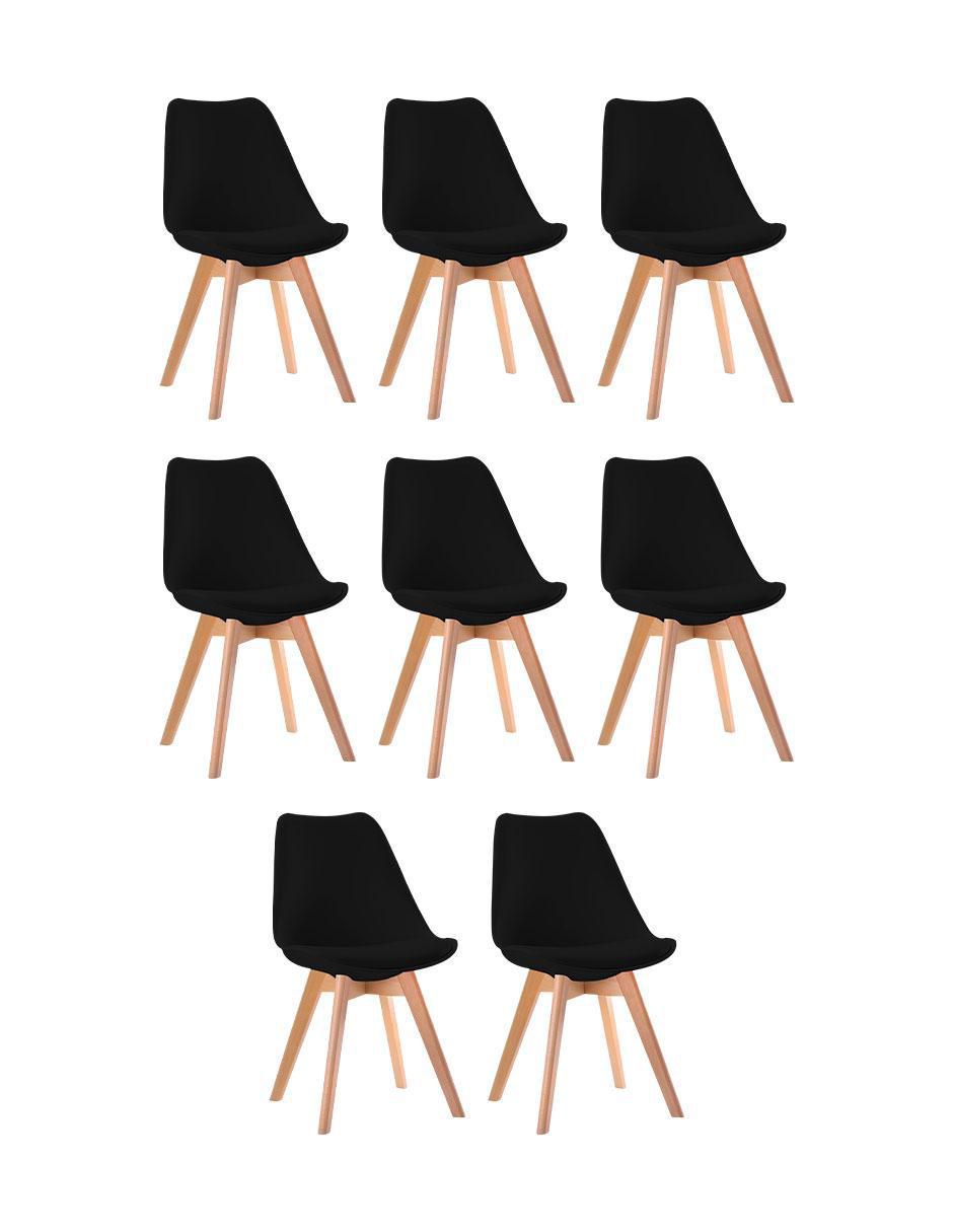 Juego de sillas 8 piezas Tulip