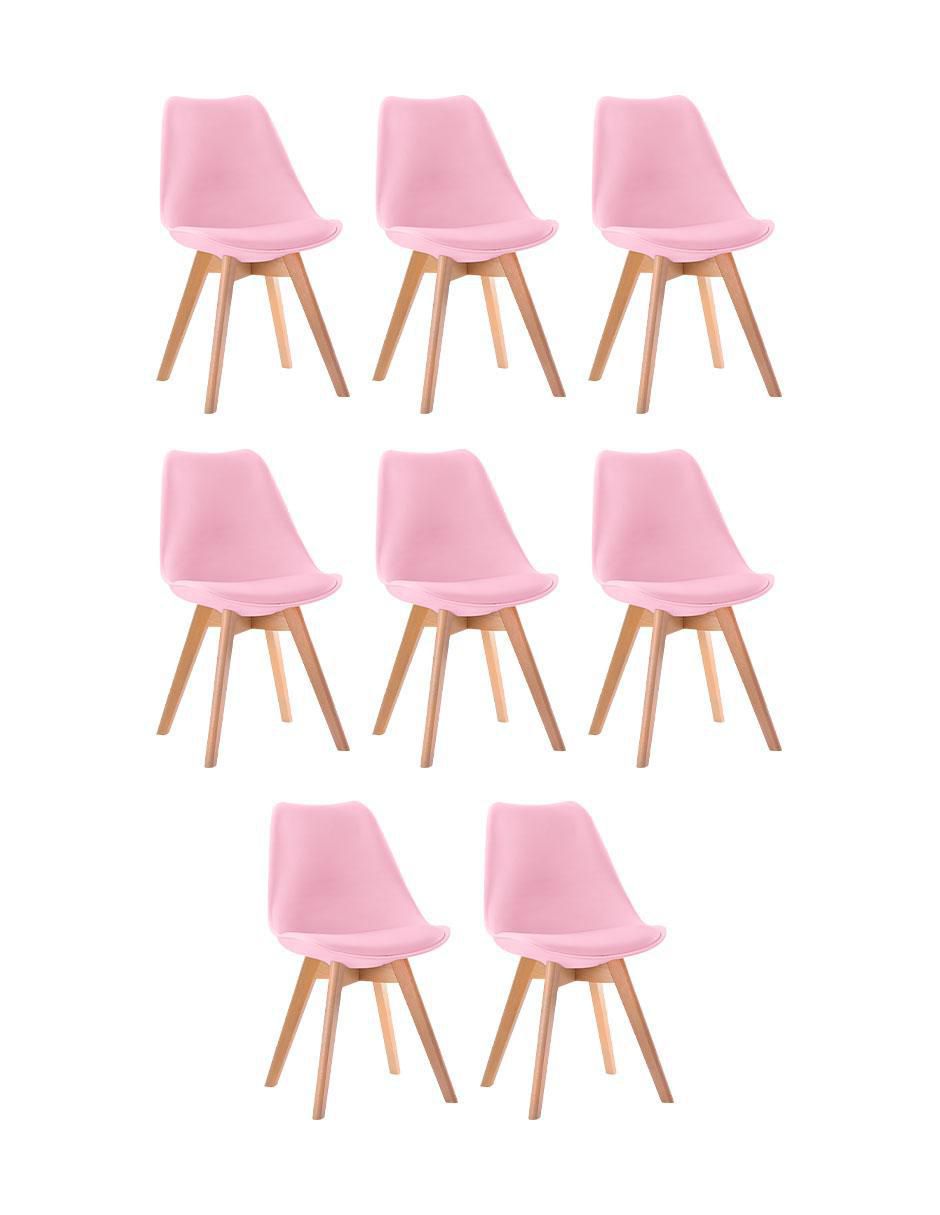 Juego de sillas 8 piezas Tulip Juego de sillas 8 piezas Tulip