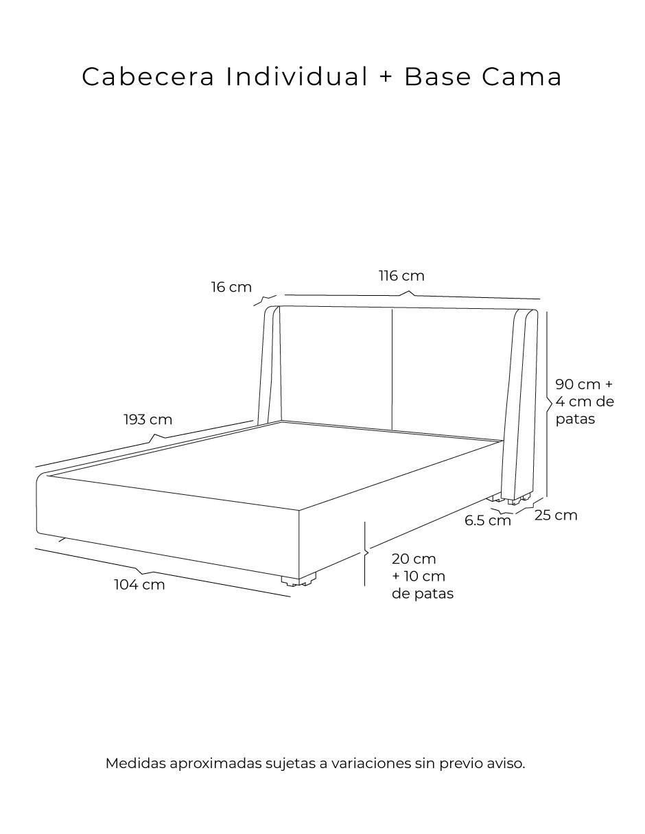 Cama MILAN BASE de madera pino 4