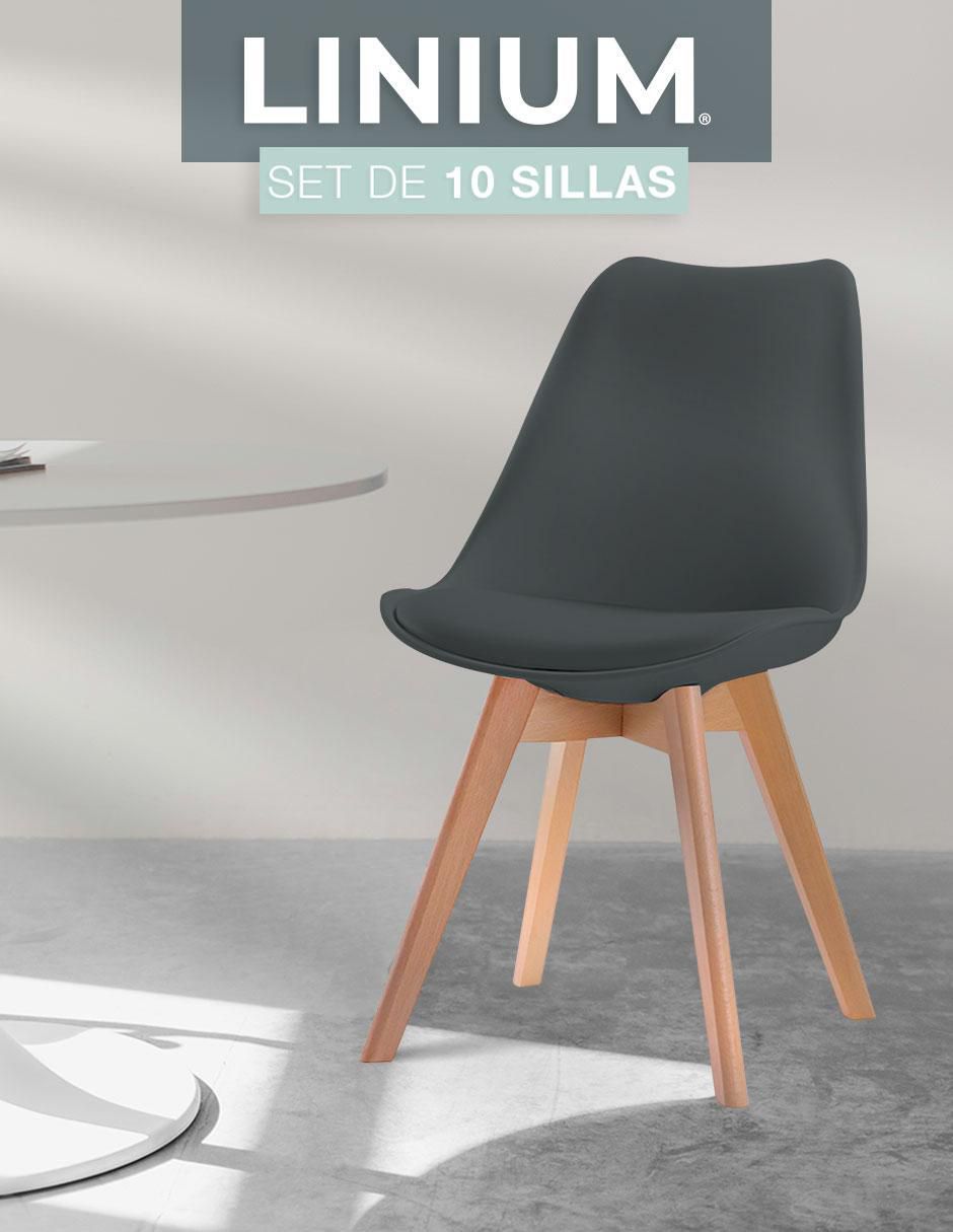 Juego de sillas 10 piezas Tulip 6