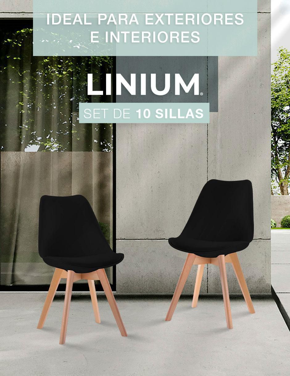 Juego de sillas 10 piezas Linium Tulip
