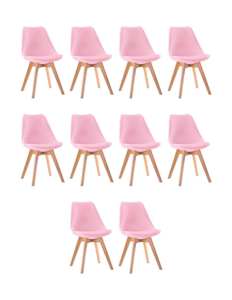 Juego de sillas 10 piezas Tulip Juego de sillas 10 piezas Tulip