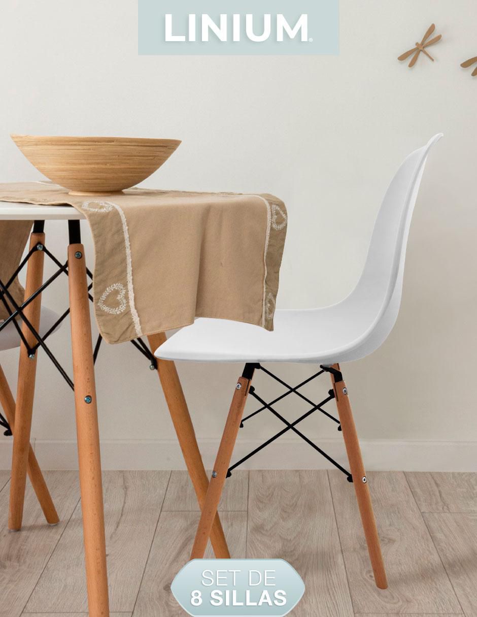 Juego de sillas 8 piezas Eames 7
