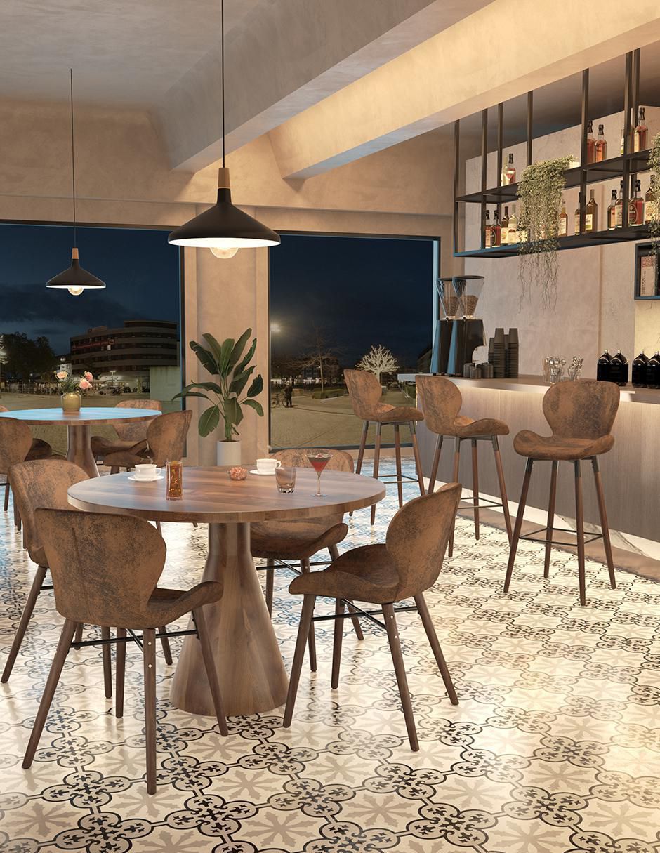 Banco JULI BAR WOOD 8