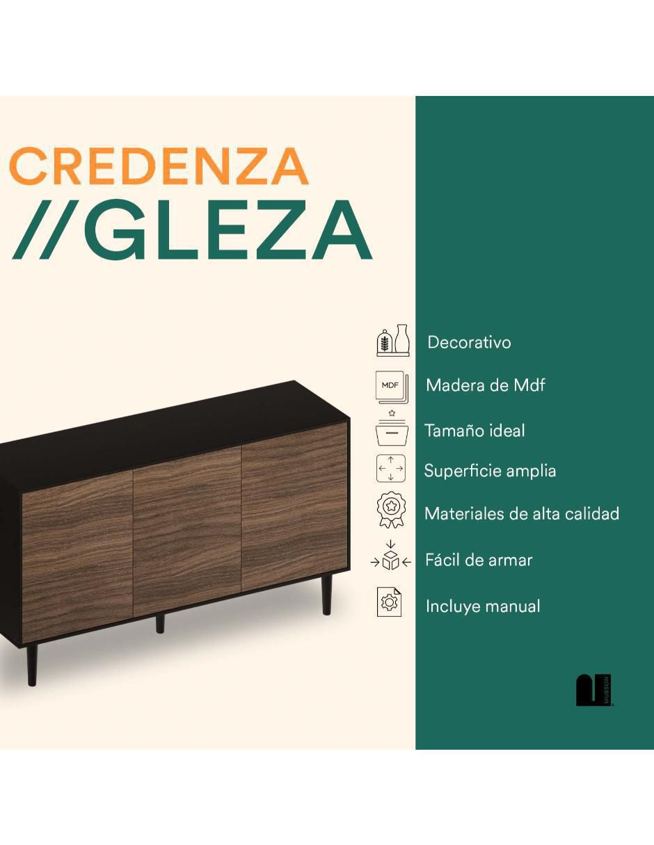 Credenza Gleza de MDF 2