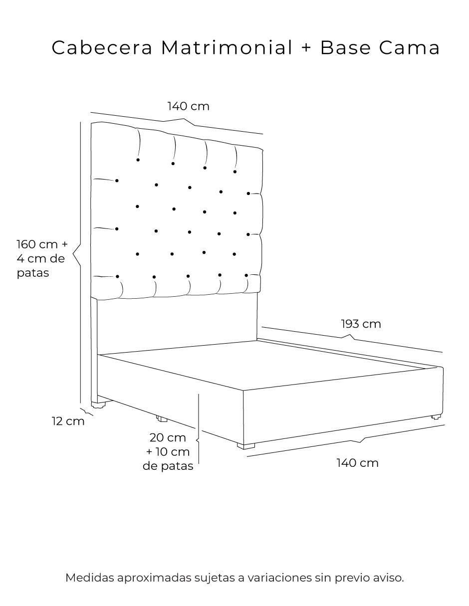 Set Recámara Capri Premier de madera pino 7