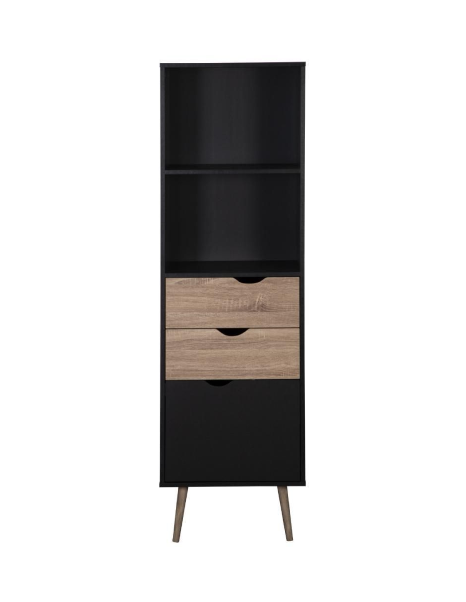 Librero Nórdica Black de MDF 4