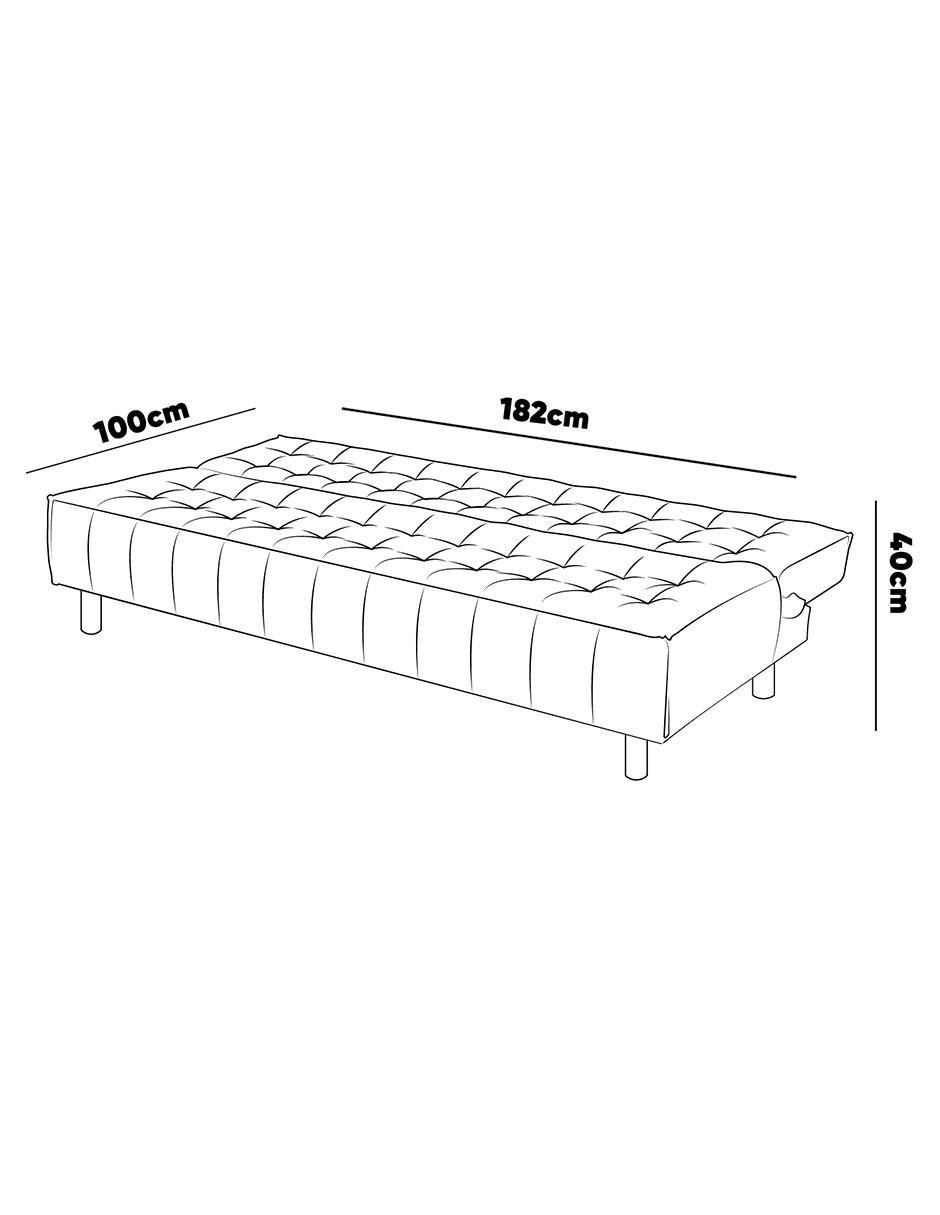 Sofá cama M & E Muebles Milio Velvet