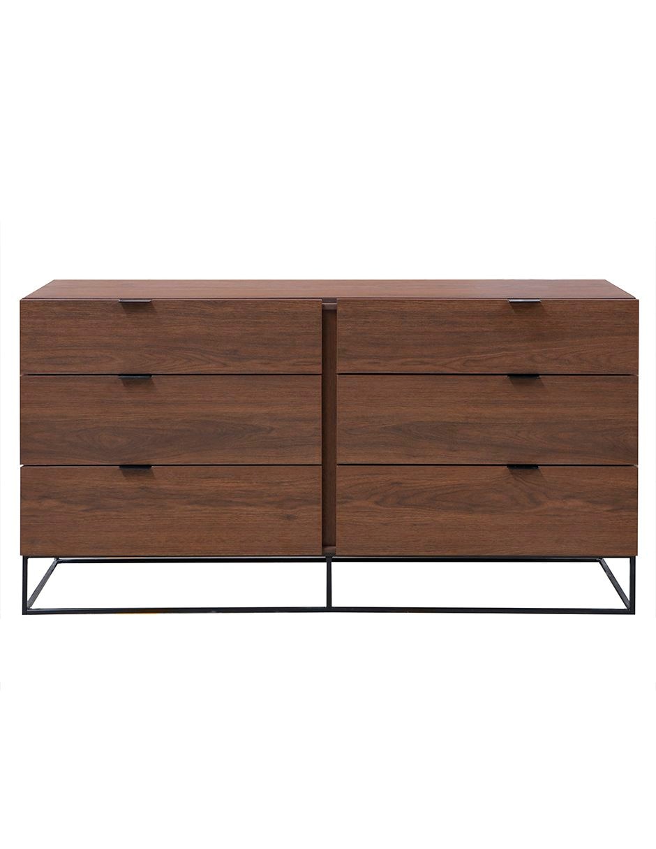 Cómoda Nova de chapa madera 3