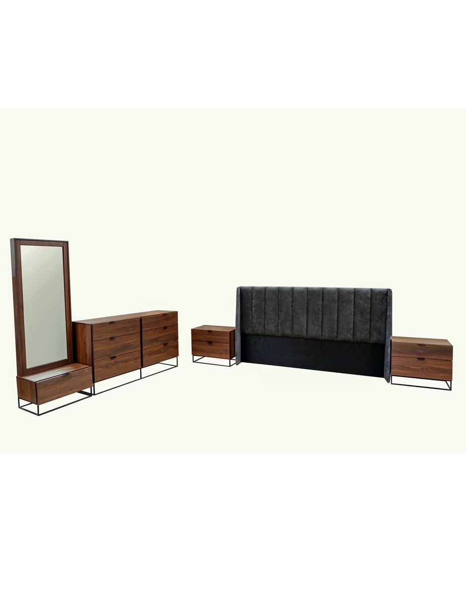 Cómoda Nova de chapa madera 4