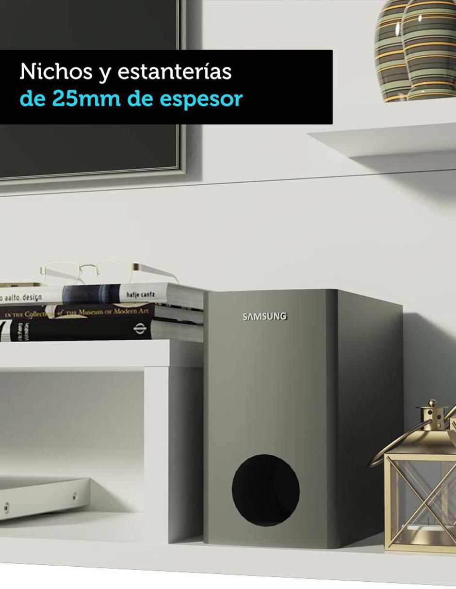Mueble flotante para TV armable Alfa de MDP 6